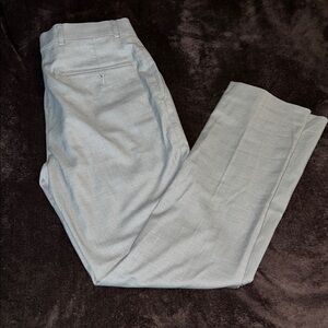 Men's Light Gray Dress Pants-Size 30/30 Slim Fit